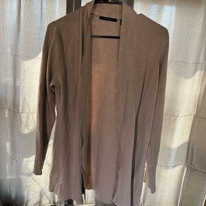 Cyrus Women's Light Brown Cardigan Sweater